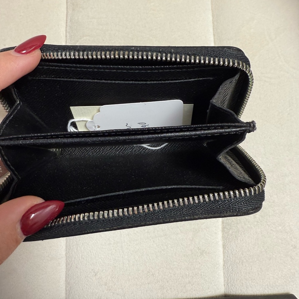 Louis Vuitton Black Textured Wallet View 3